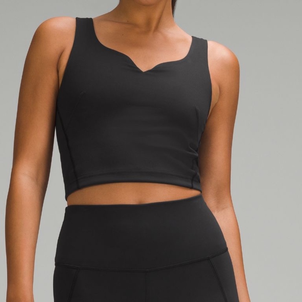 Lululemon Wunder Train Tank *sweetheart size 8 black